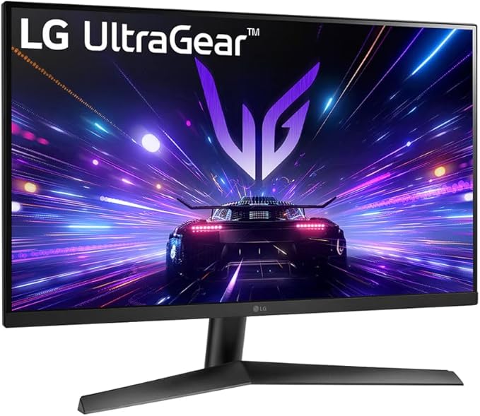 LG شاشة العاب الترا جير 27GS60F 27 انش 1080P 180Hz وقت استجابة 1 مللي ثانية HDR 10 انفيديا جي سينك وAMD فري توفير ذكي للطاقة منفذ عرض HDMI أسود من ال LCD